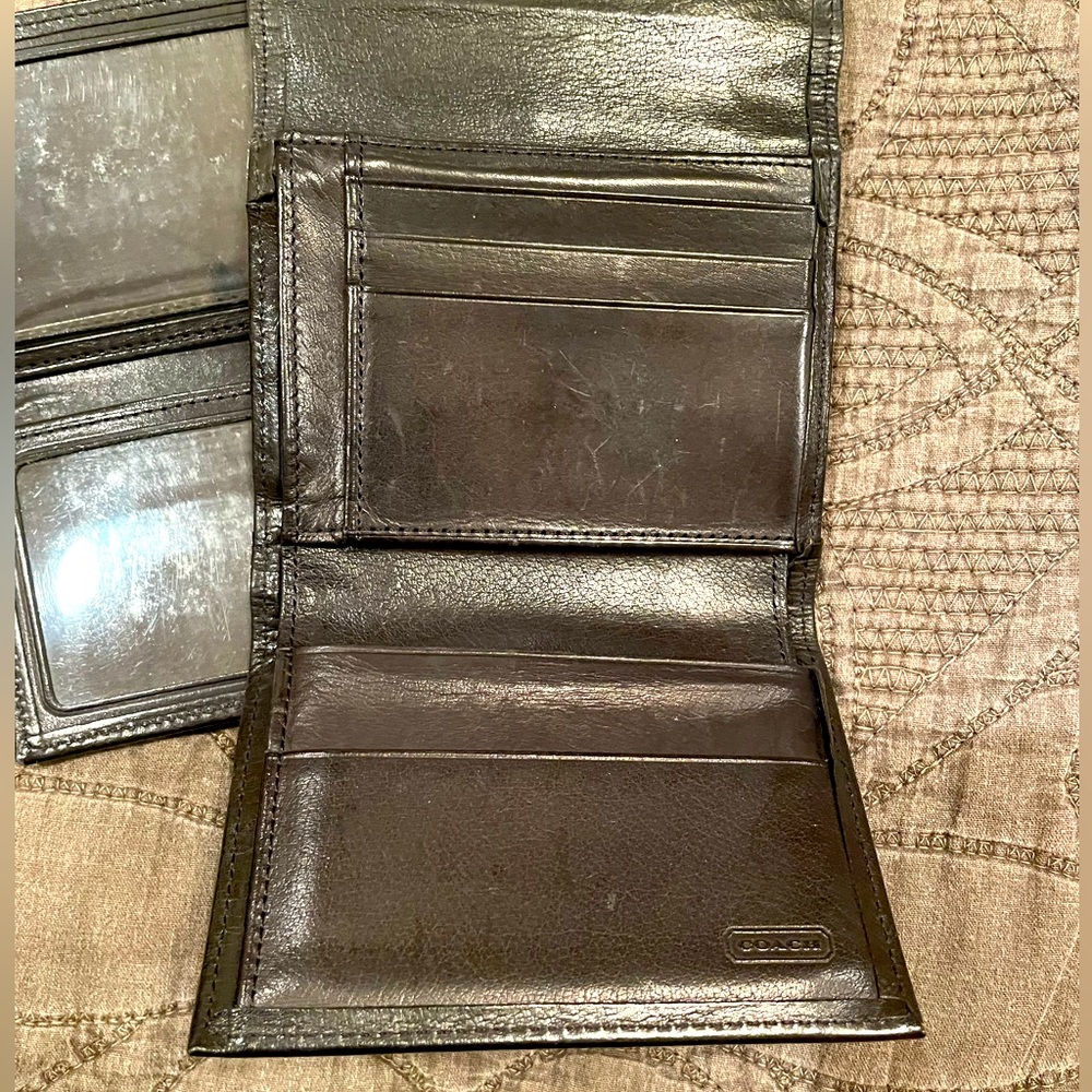 COACH black vintage wallet